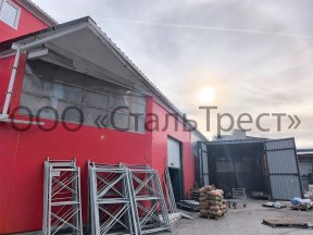 Каркас ангара 30х30х8.3м, металлокаркас здания 3 этажа в Екатеринбурге - staltrest.ru